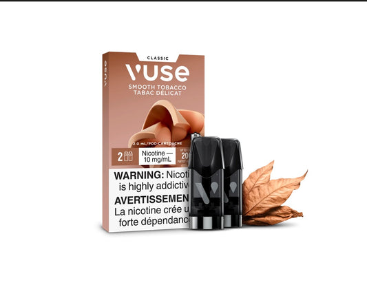 Vuse pods 10mg Smooth tobacco (Provincial tax)