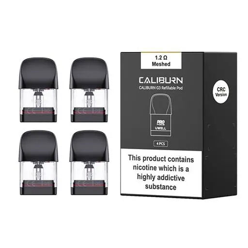 Caliburn G3 pods (4 Pack) 1.2 OHMS 2ml